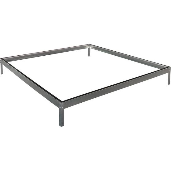 Embase pour serre polycarbonateHortensia 3,65m² couleur Zinc