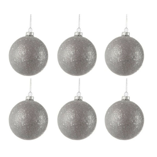 Lot de 6 boules de noël design
