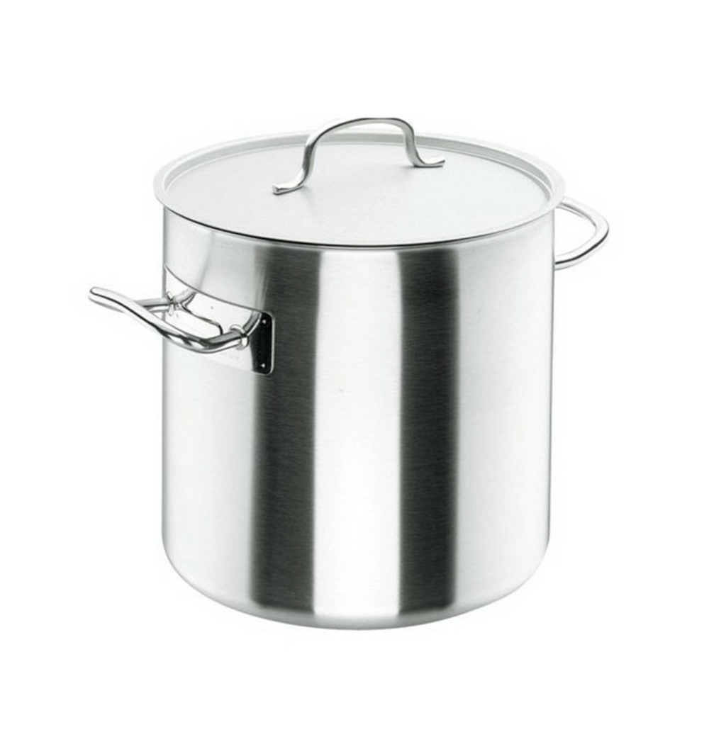 Marmite traiteur inox 24cm + couvercle - 50124