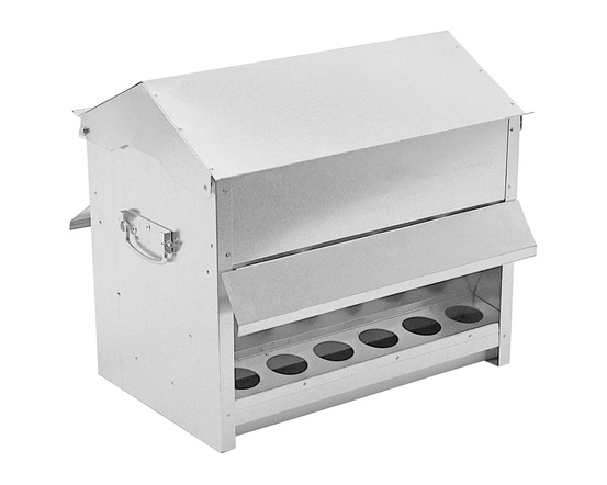 Mangeoire d'extérieur 18 kg poules • mangeoire volailles