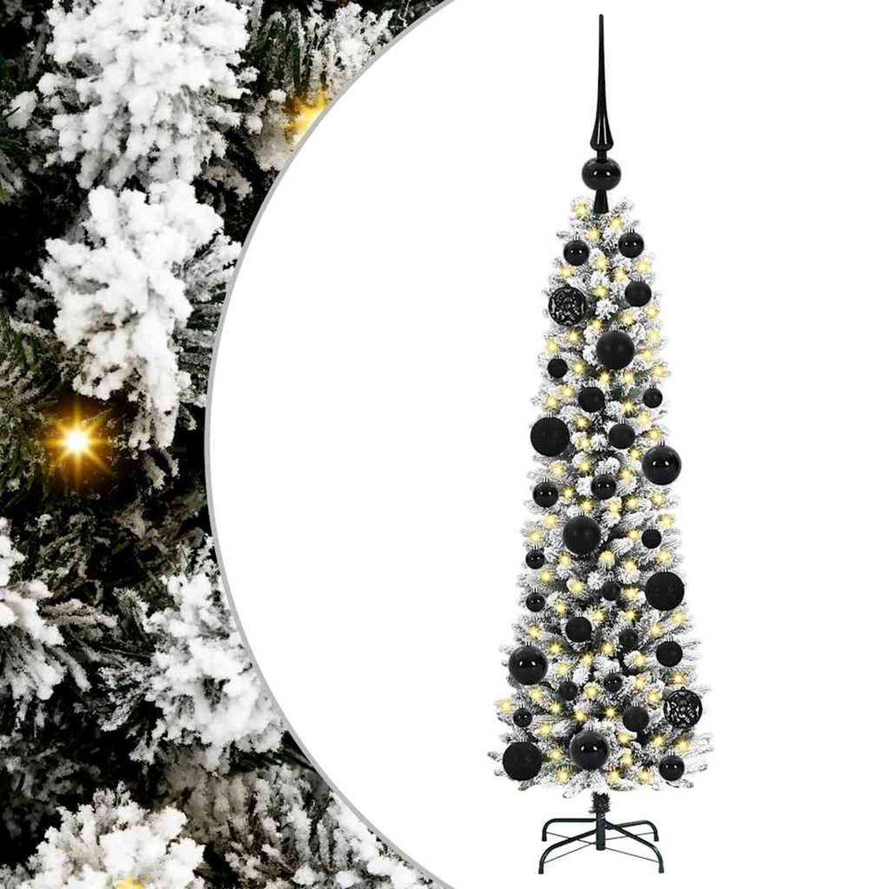 Sapin de noël artificiel blanc 120 cm pvc, métal et plastique