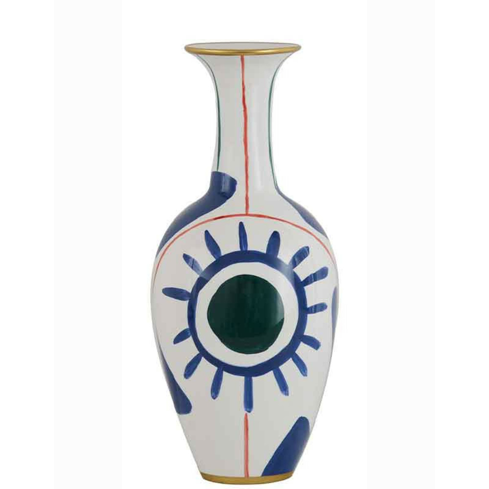 Vase athènes multicolore 16x37cm