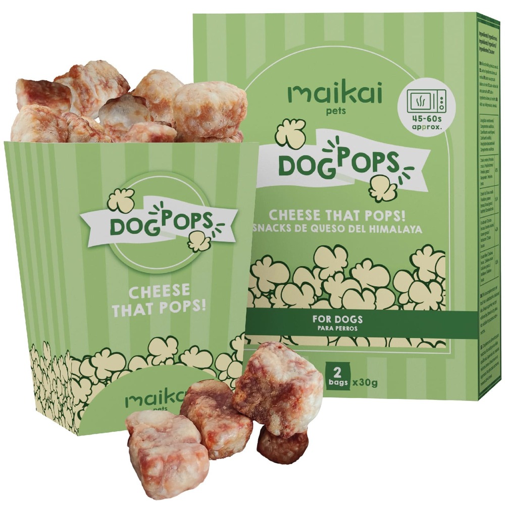 Pop-corn de fromage de l'himalaya pour chiens - 2 sachets