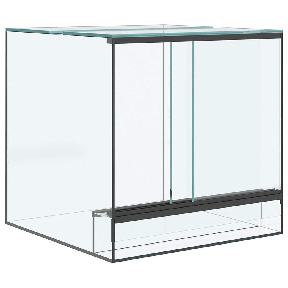 Terrarium avec stockage transparent 30 x 30 x 30 cm verre