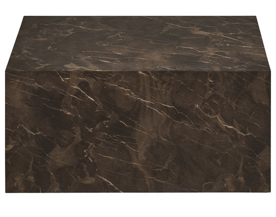 Pula - table basse - effet marbre - 80 cm