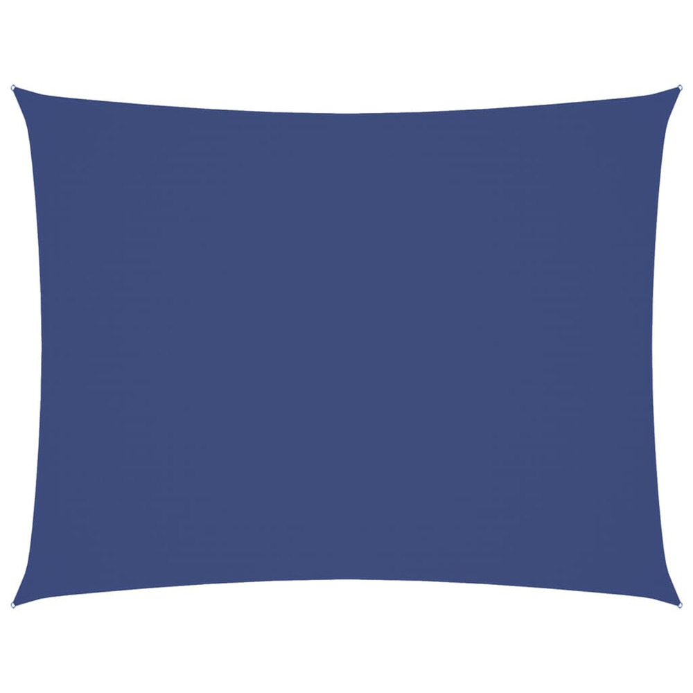 Voile de parasol tissu oxford rectangulaire 5x7 m bleu