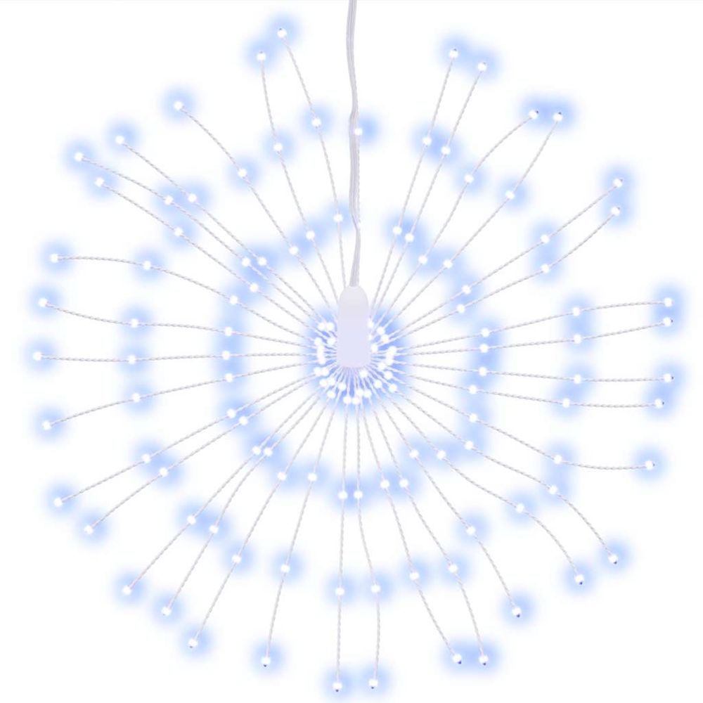 Étoile rayonnante de noël 140 led blanc froid 17 cm