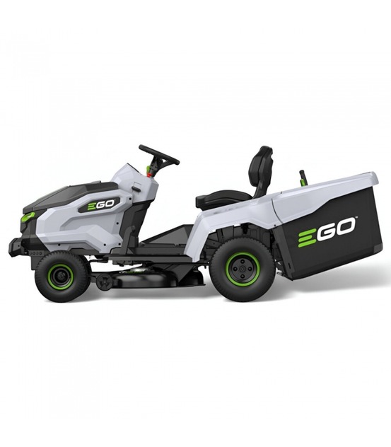 Pack tracteur tondeuse autoportée 98 cm, bac 300 litres et mulching, 6 batteries 12ah et chargeur rapide - ego tr3801e-b