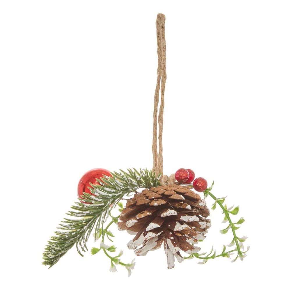 Suspension de sapin pomme, 7,6 x 6 cm