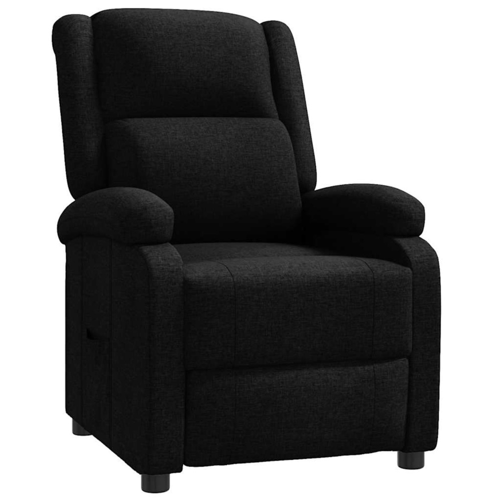 Fauteuil inclinable noir tissu