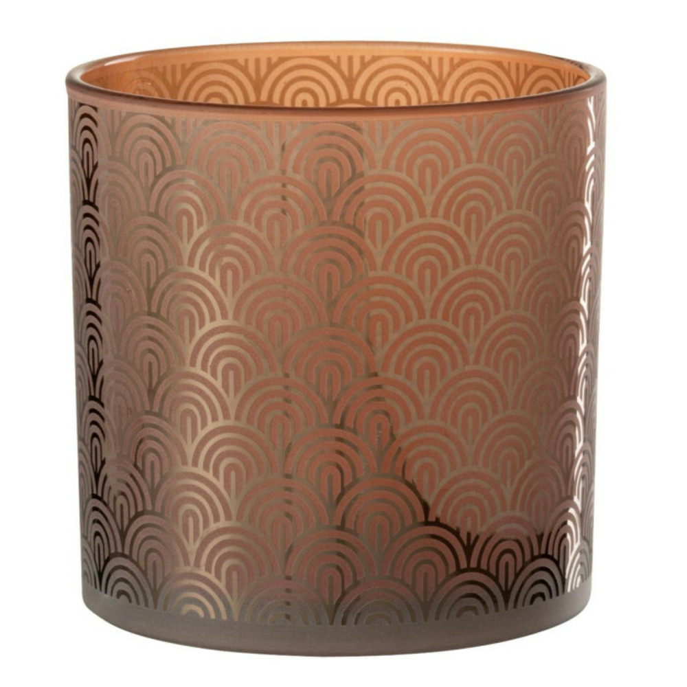 Photophore déco en verre 