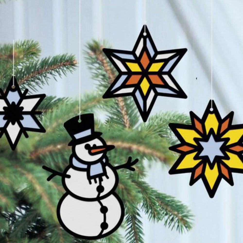 Kit de décoration pour fenêtre hiver