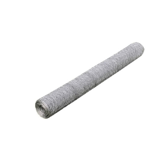 Grillage pour volière acier galvanisé 25 x 0,5 m argenté