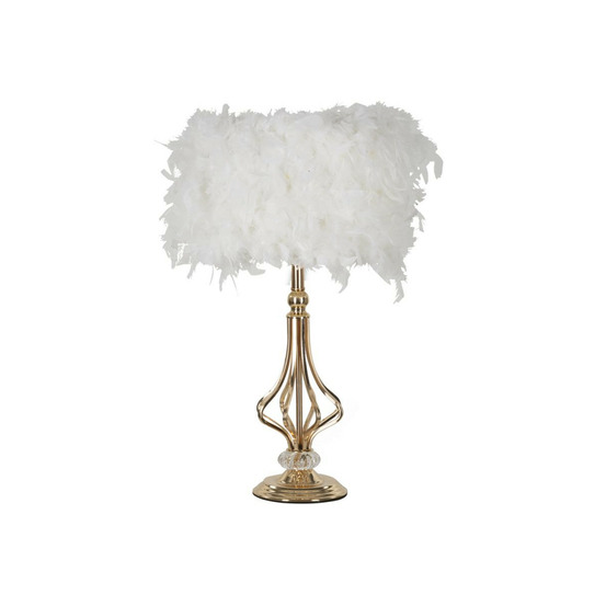 Lampe à poser imitation plume