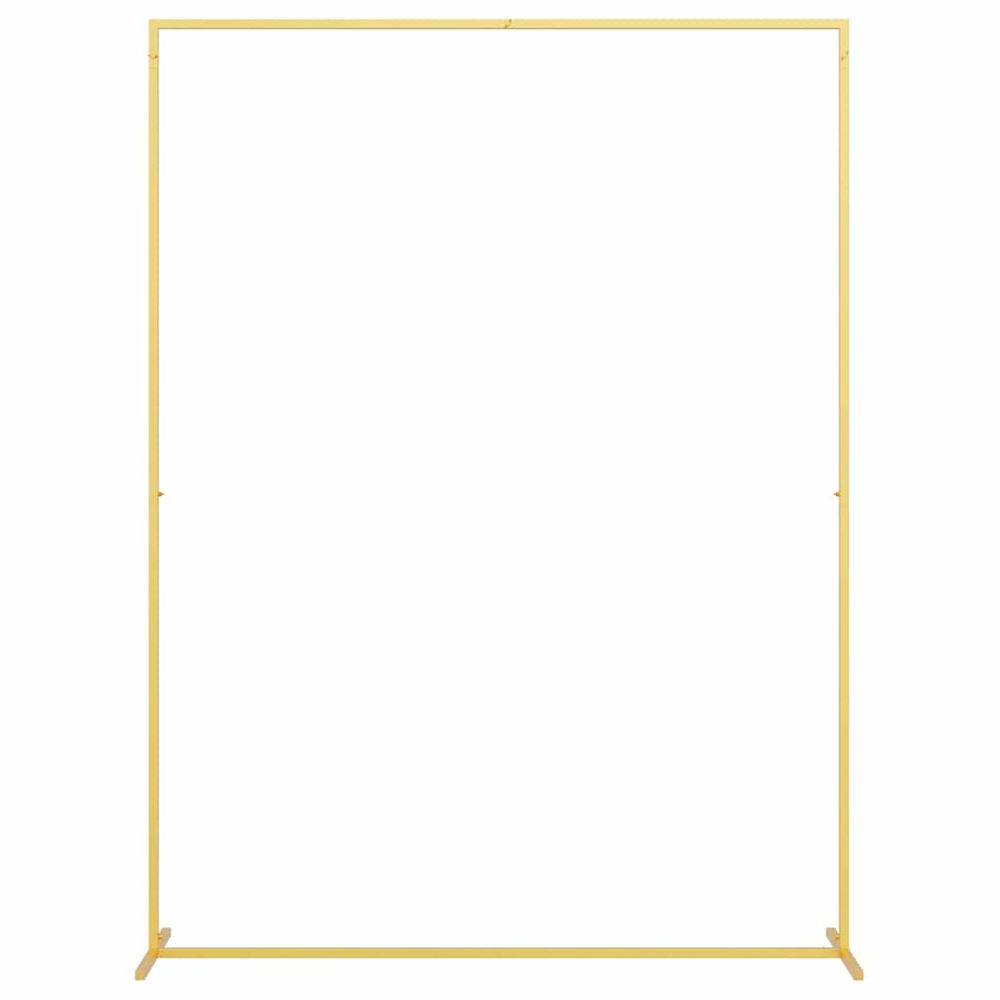 Arche de mariage doré 150 x 49,5 x 200 cm acier