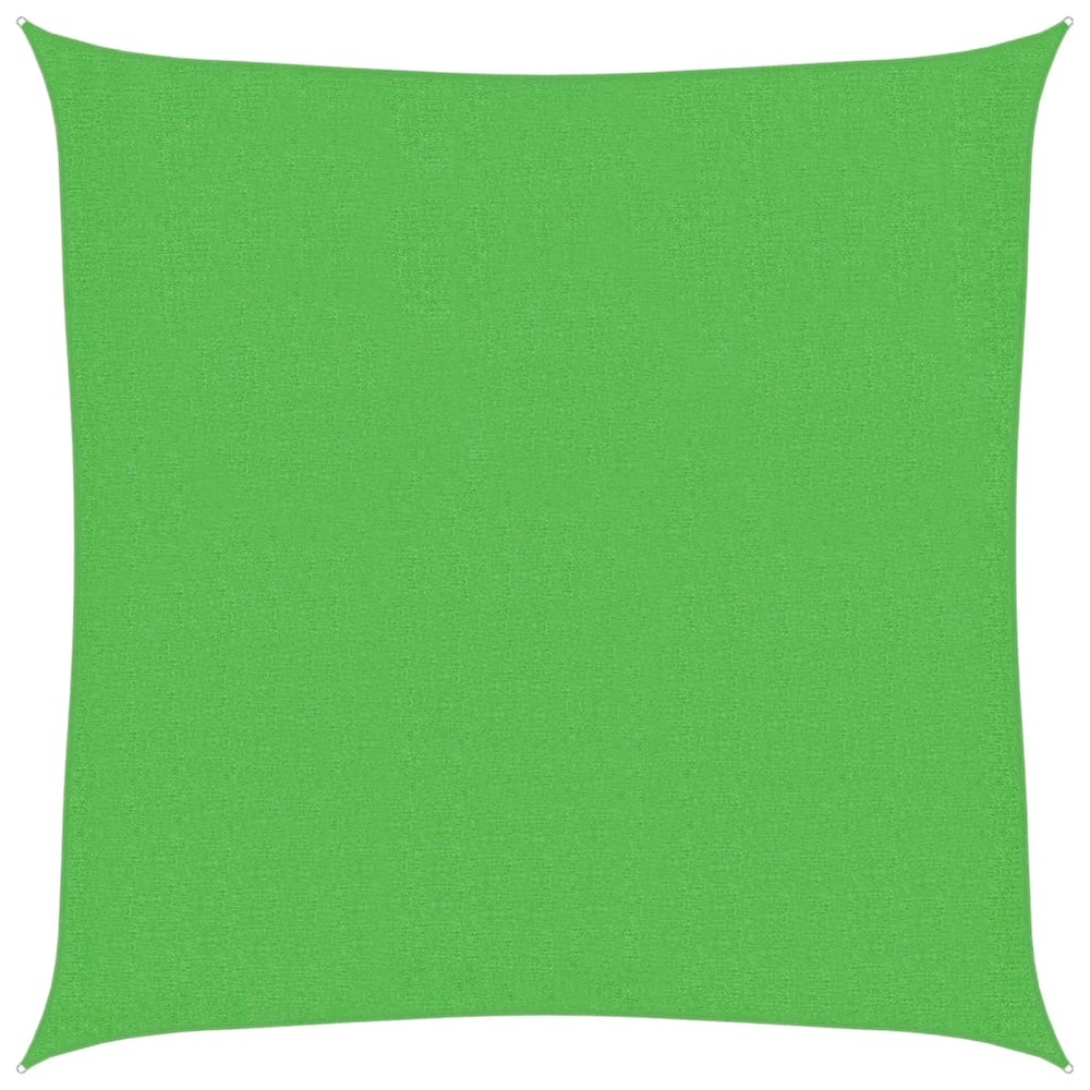 Voile d'ombrage 160 g/m² vert clair 3x3 m pehd