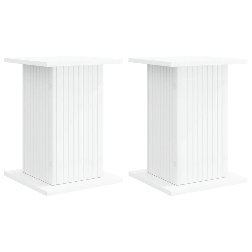 Support de plante 2 pc blanc 30,5 x 30 x 43 cm