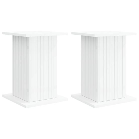 Support de plante 2 pc blanc 30,5 x 30 x 43 cm