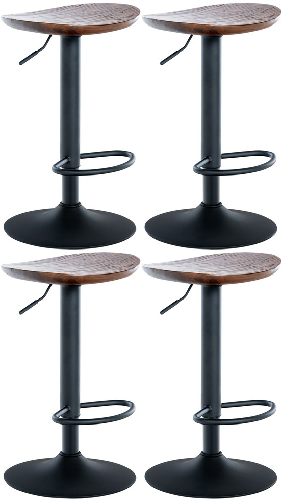 Lot de 4 tabourets de bar skelde