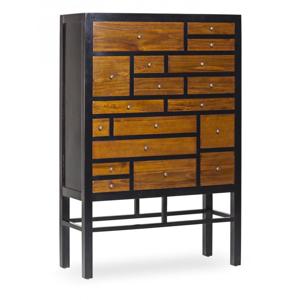 Buffet bronze bois noir - décoration d'autrefois