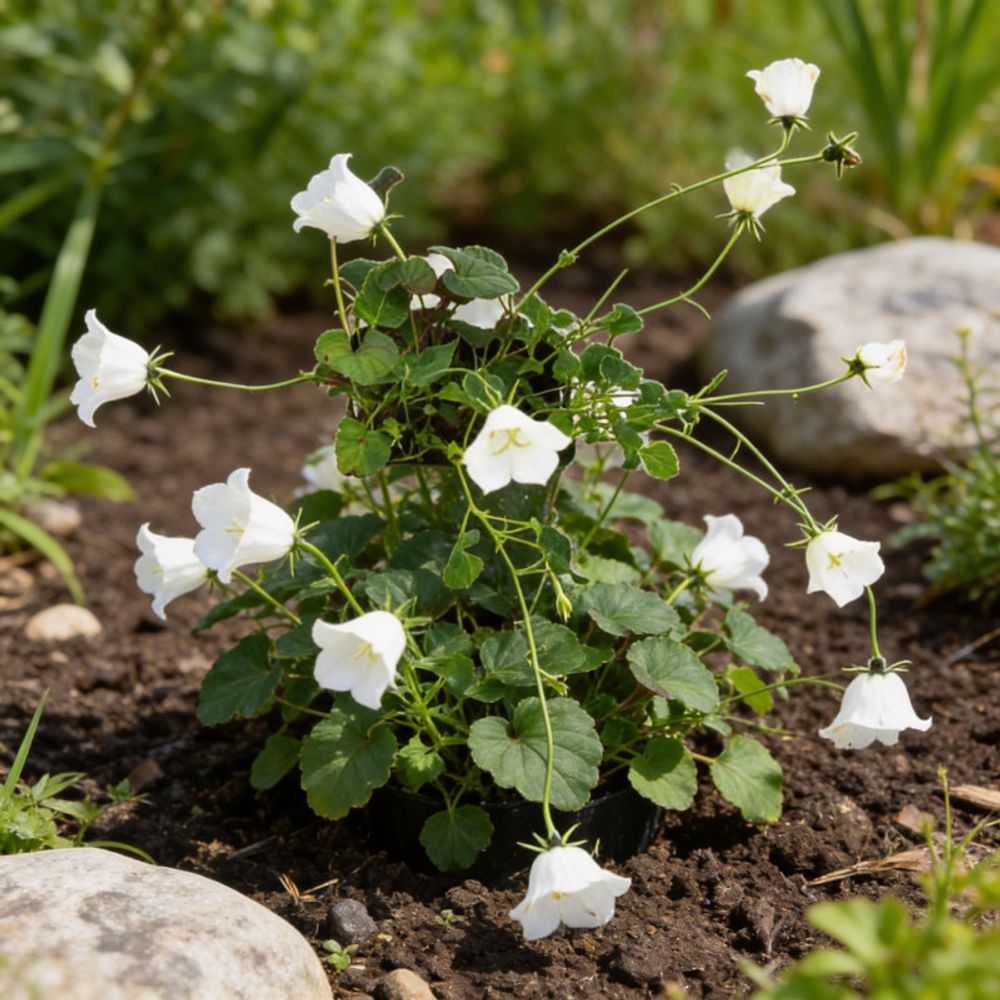 Campanule poscharskyana e.h. Frost 20cm godet 9cm - campanula