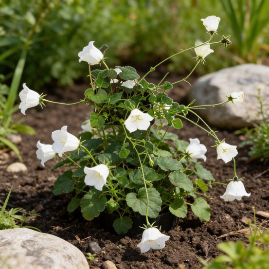Campanule poscharskyana e.h. Frost 20cm godet 9cm - campanula