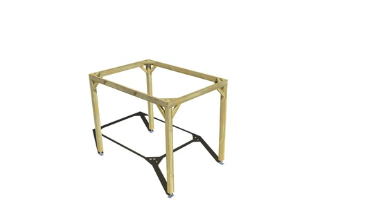 Pergola bois • 2m x 3m • indépendante • cadre simple • livraison comprise