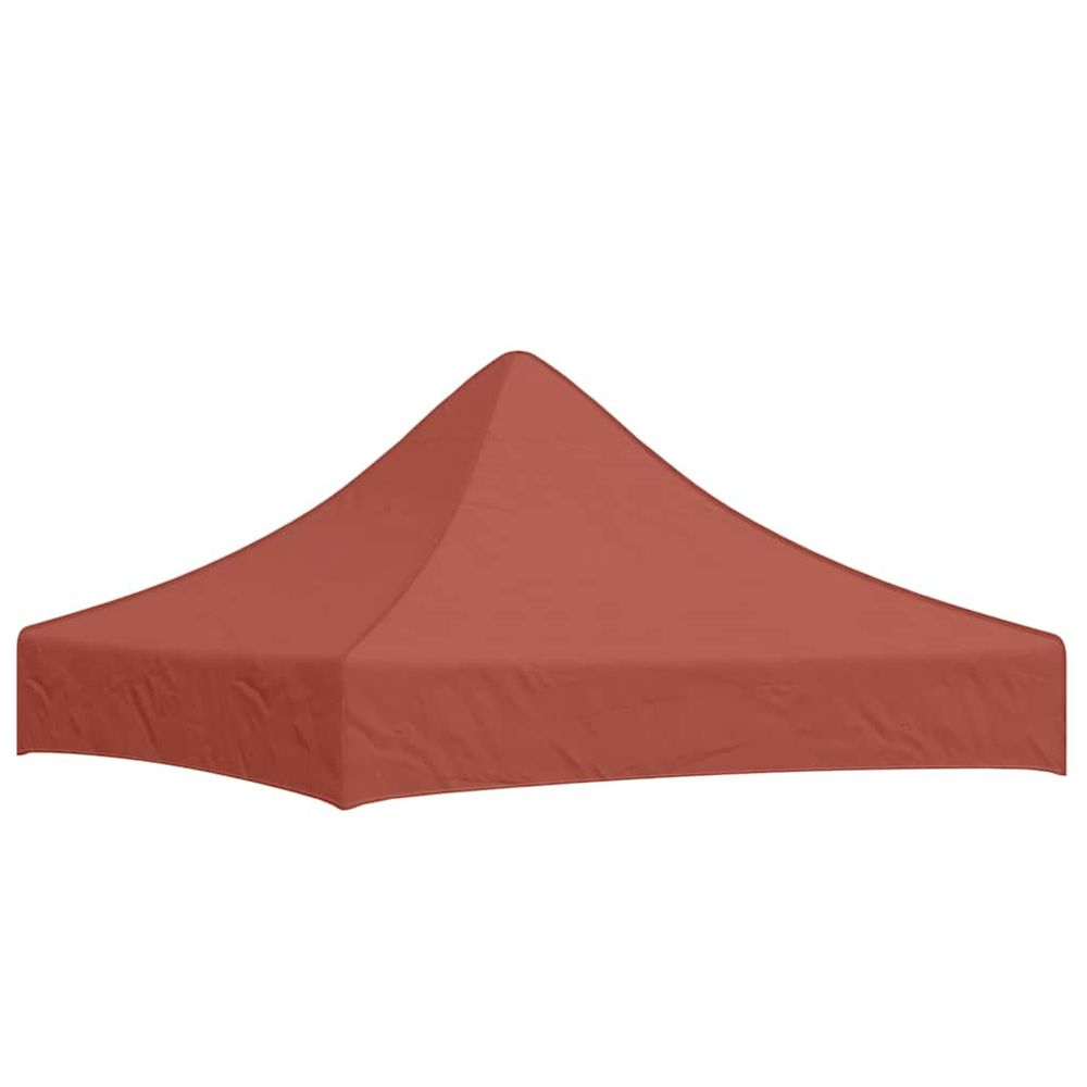 Toit de tente de réception 2x2 m terre cuite 270 g/m²