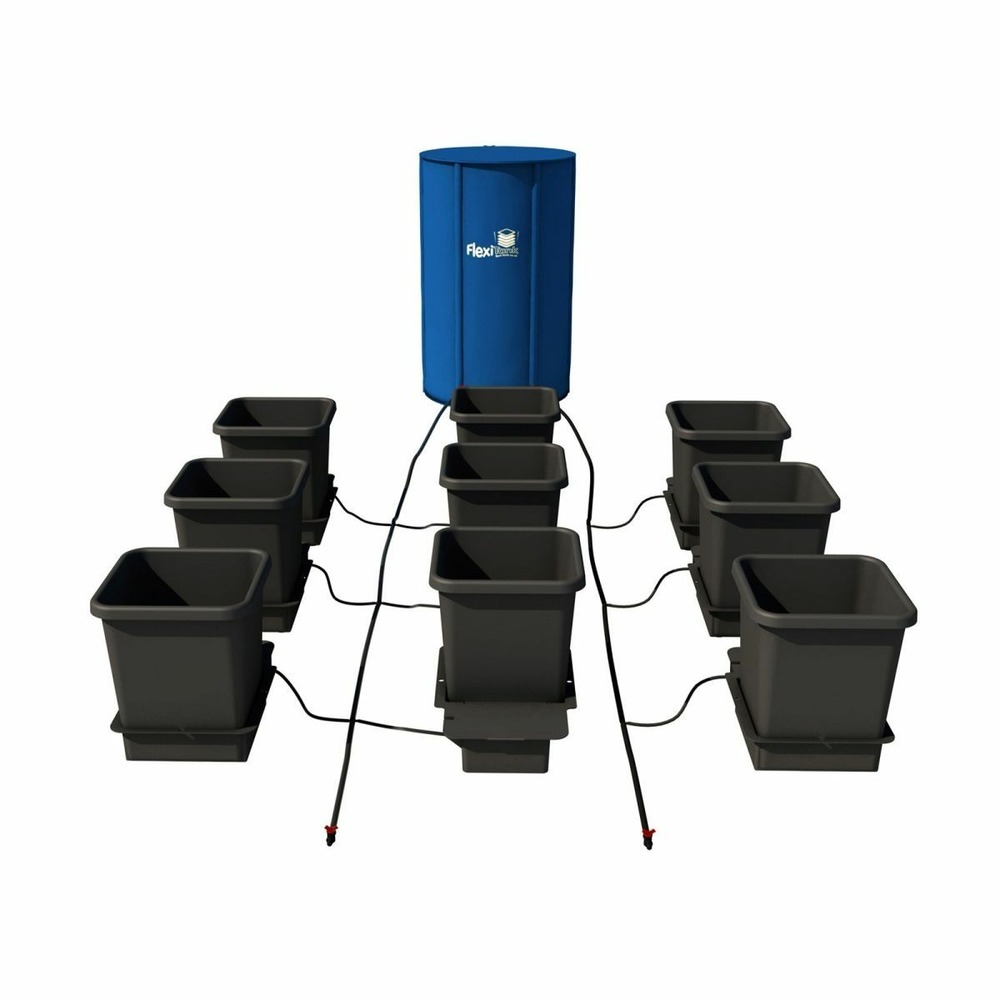 Système autopot 9 pots de 15 litres + flexitank 100 litres
