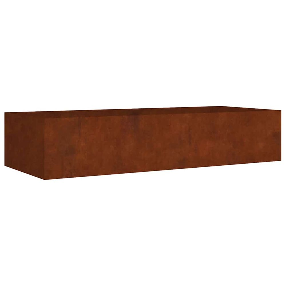 Lit surélevé de jardin 200x80x40 cm acier corten