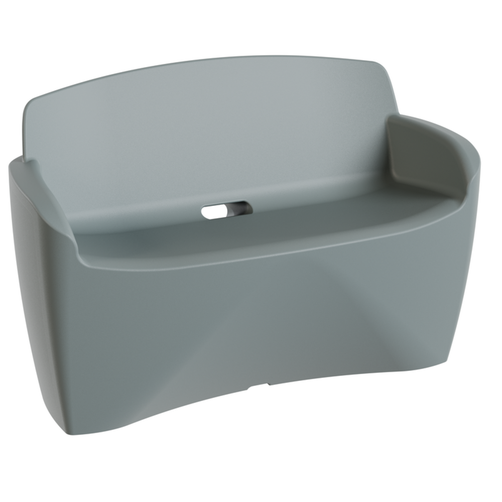 Banquette deux places neotwin gris fenêtre