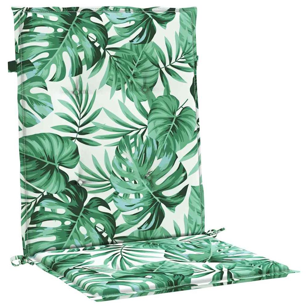 Coussins de dossier 2 pc tissu oxford motif feuilles