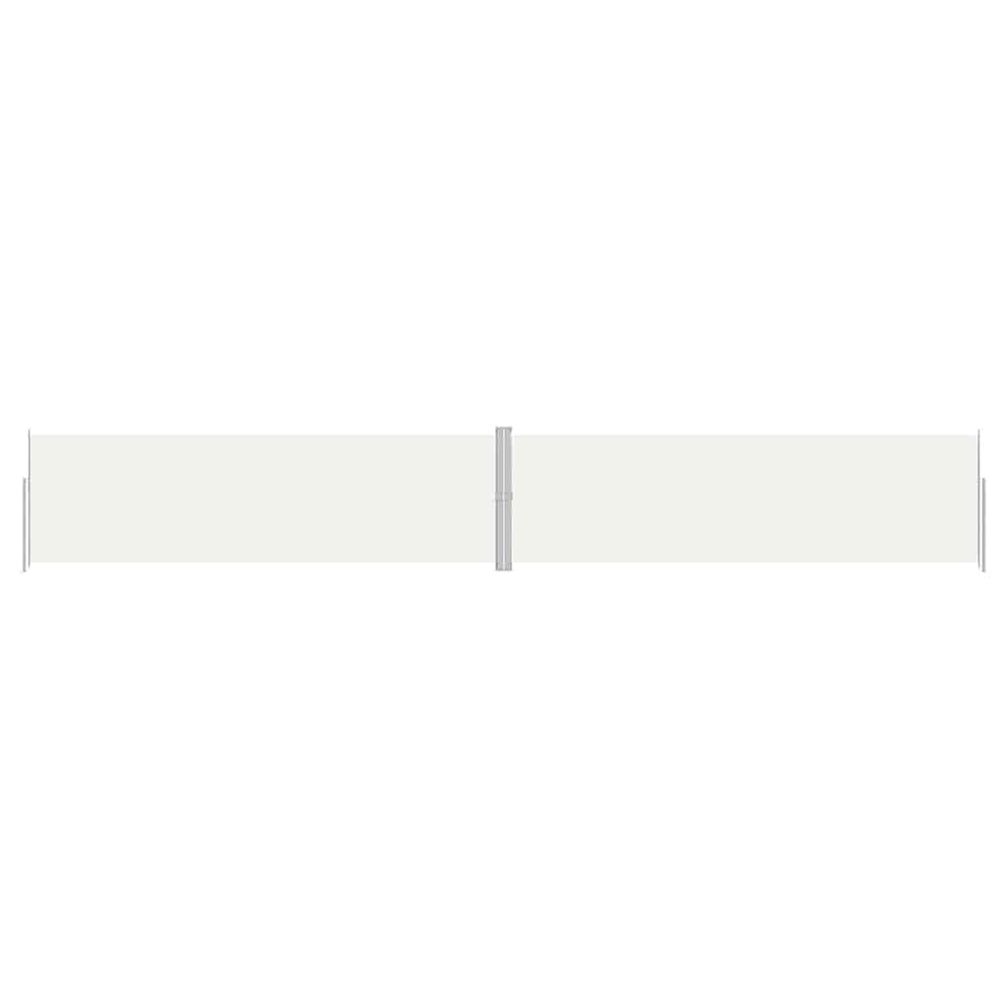 Auvent latéral rétractable crème 180x1200 cm