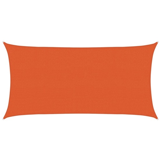 Voile d'ombrage 160 g/m² orange 2,5x4,5 m pehd