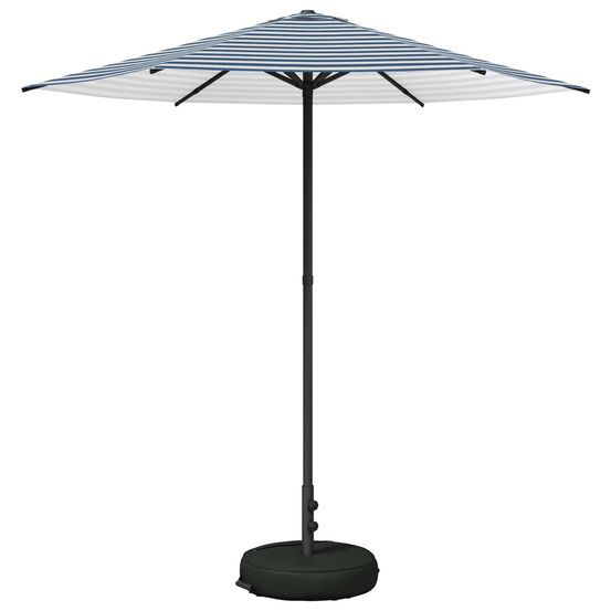 Parasol de jardin avec base 230 x 230 cm polyester