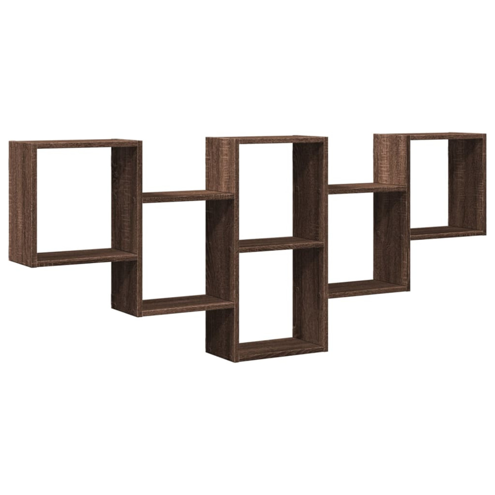 Étagère murale chêne marron 159x18x66 cm bois d'ingénierie