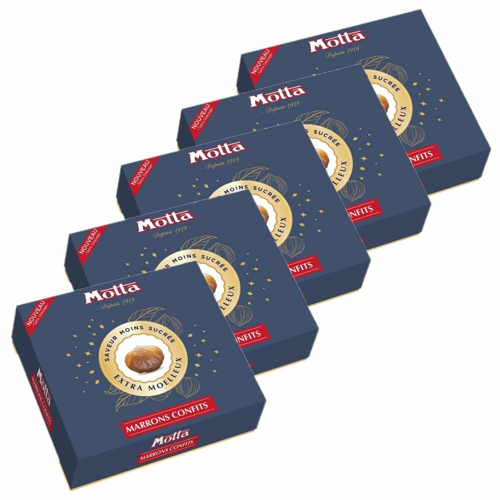 Mini coffret marrons confits 90g - motta