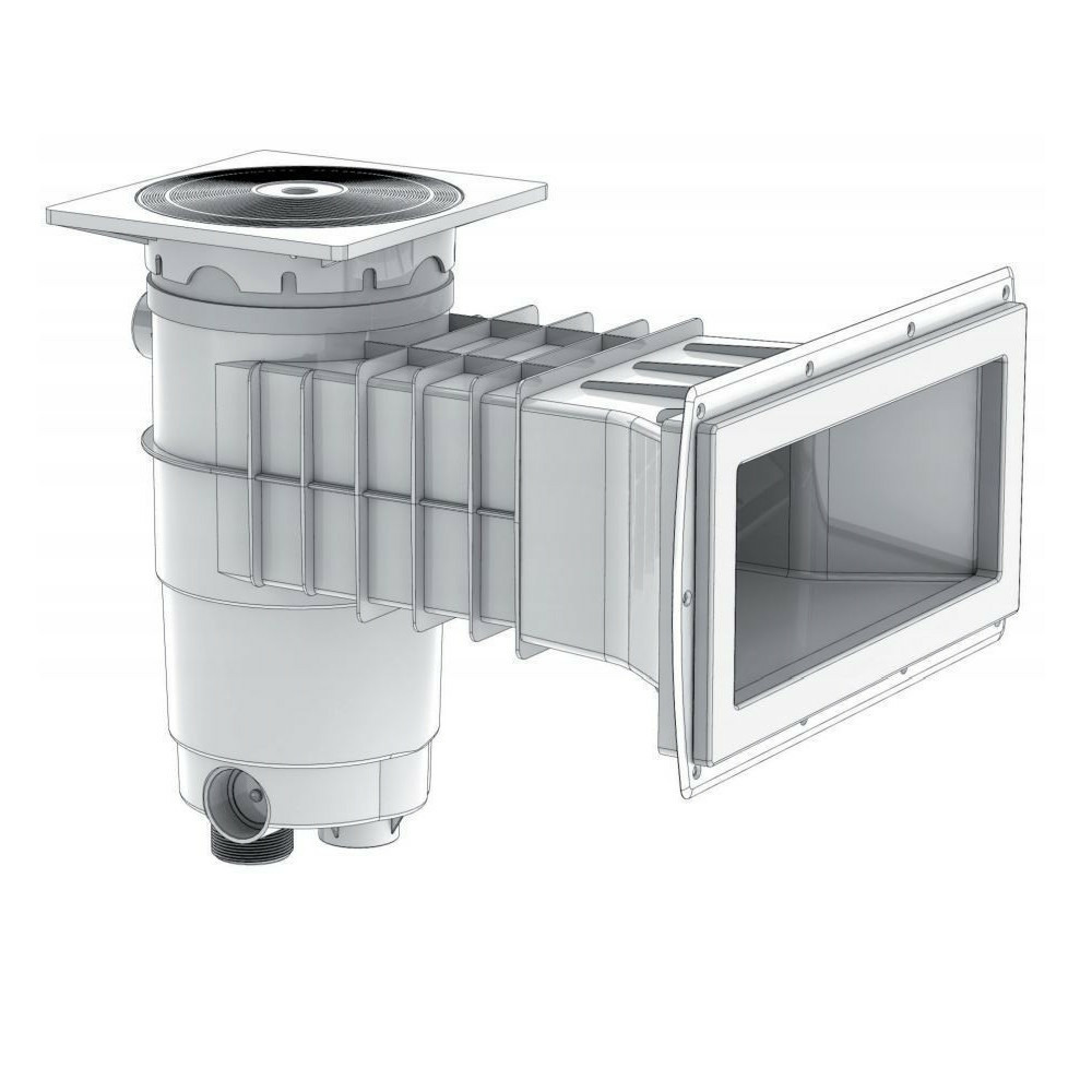 Skimmer design a400 pour panneau et liner pour piscine 92386