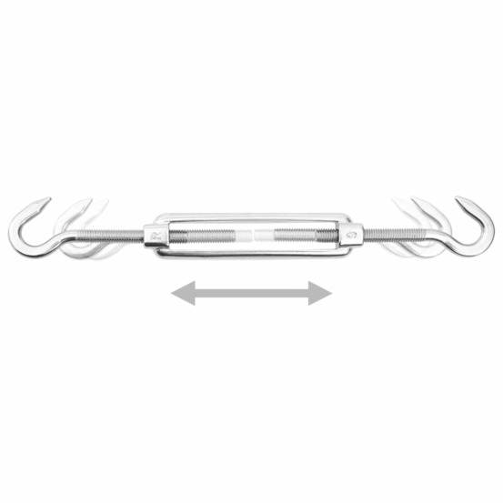 Jeu d'accessoires de voile d'ombrage 8 pcs acier inoxydable