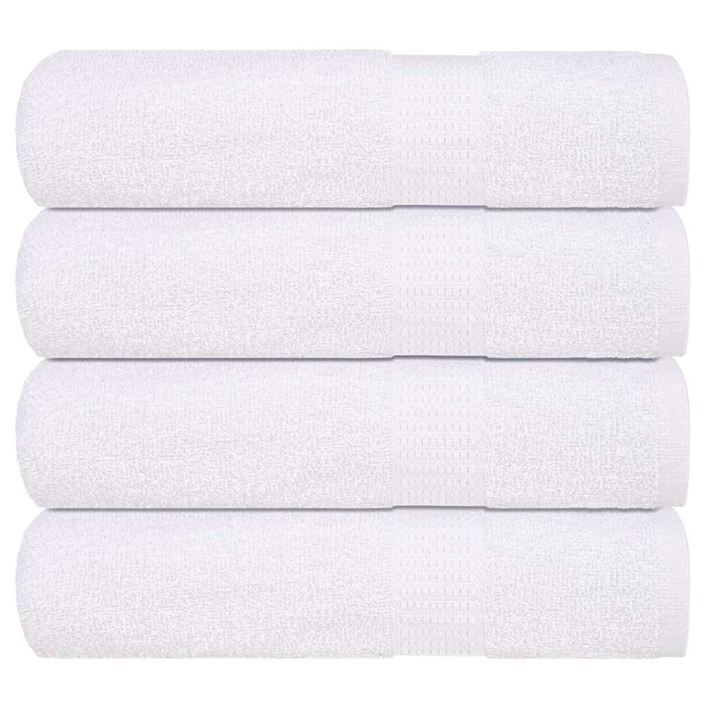 Essuie-mains frogn 4 pcs blanc 50x100 cm 360 g/m²