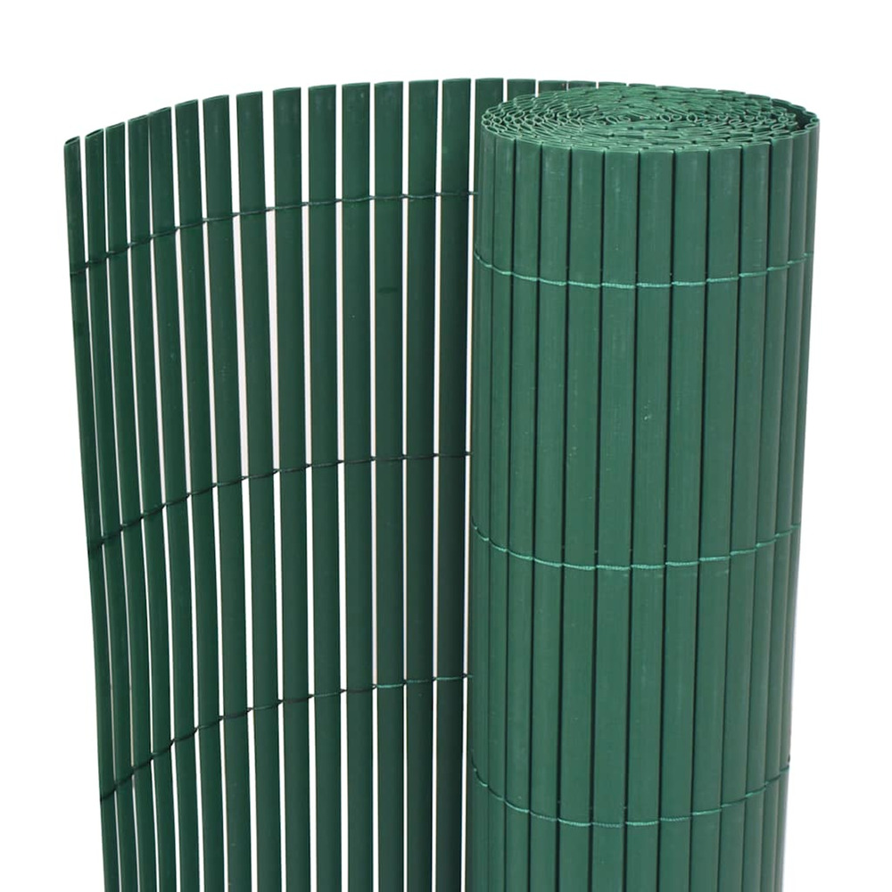 Clôture de jardin double face pvc 90 x 300 cm vert