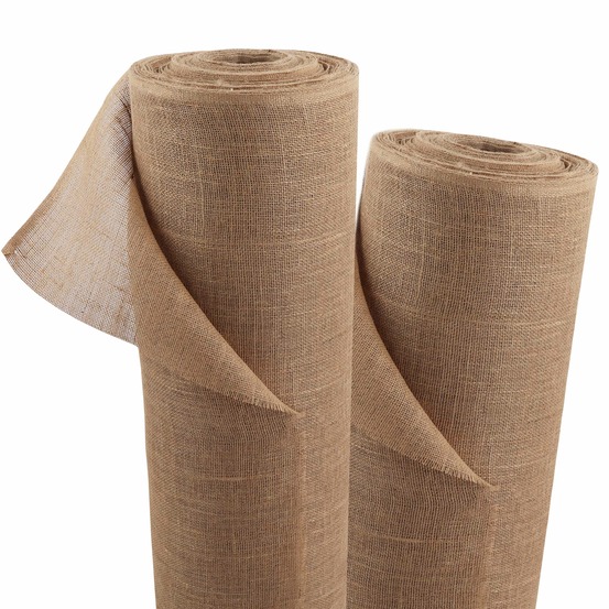 80m x 1m tissu de jute 215g/m² tapis de jute jute de jardin tissu de jute toile de jute ruban de jute