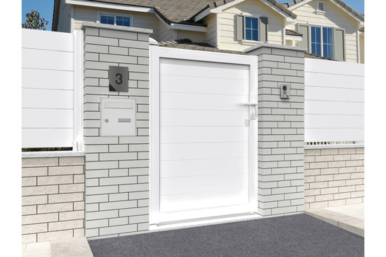 Portillon plein blanc l 1000 x h 1715 mm