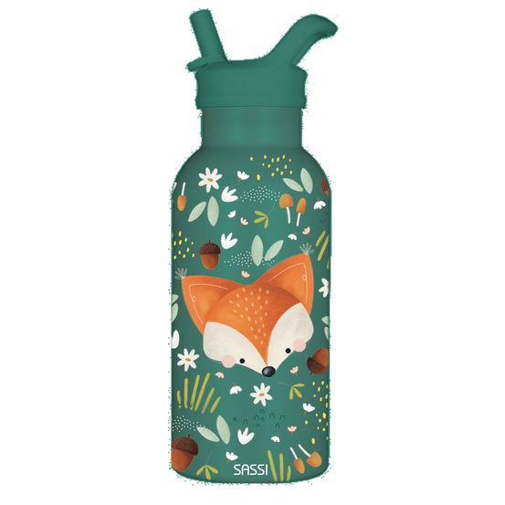 Bouteille isotherme crunchy le renard 350 ml