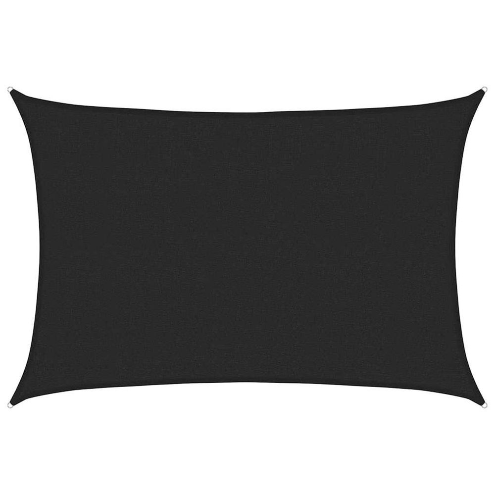 Voile d'ombrage 160 g/m² noir 2,5x4 m pehd