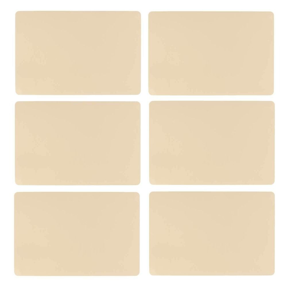 Lot de 6 sets de table rectangulaire tenor