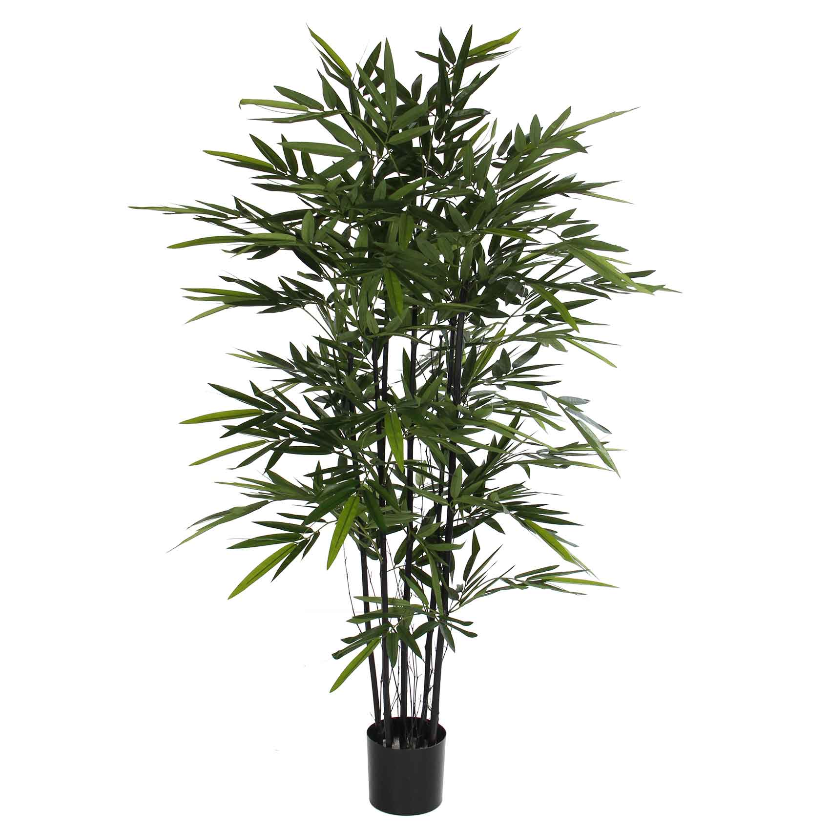 Mica decorations plante artificielle bamboe - 75x75x150 cm - pe - noir