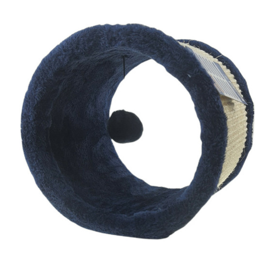 Un rouleau griffoir pour chats 23x20cm - bleu