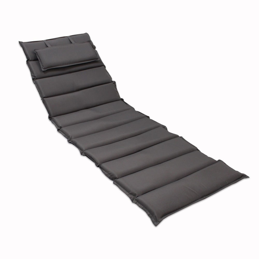 Matelas gris pour bain de soleil