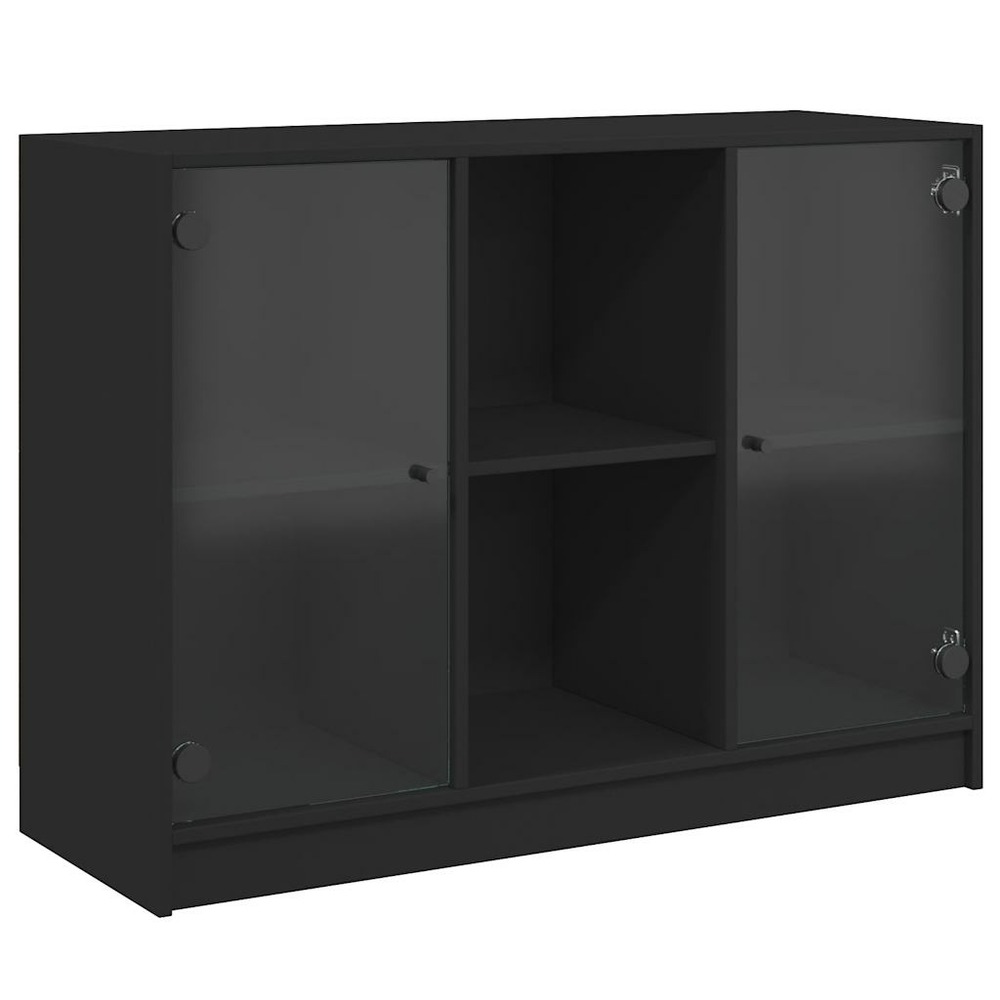 Buffet bahut commode armoire meuble de rangement organisateur cuisine salle de séjour salon 102 x 37 x 75,5 cm bois d'ingénie